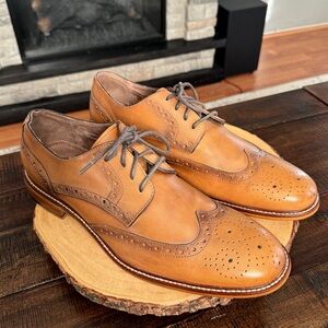 📦SOLD📦 Joseph Abboud wingtip oxford Italian leather Shoes. Size 11.